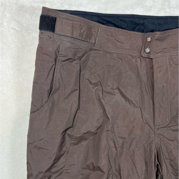 NWT 1X Columbia Lilly Snow Glimmer Brown OmniShield Lined Fleece Snow Pants Warm - Picture 3 of 14